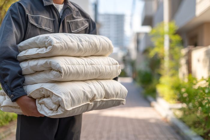 レンタル布団で宿泊費節約