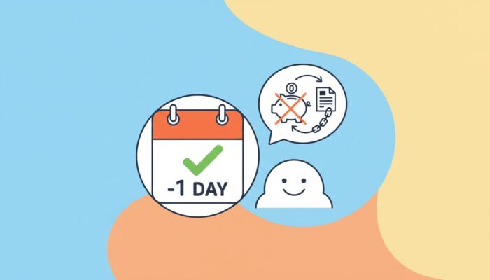 丸よしの答え：前日までのキャンセル料は、いただきません