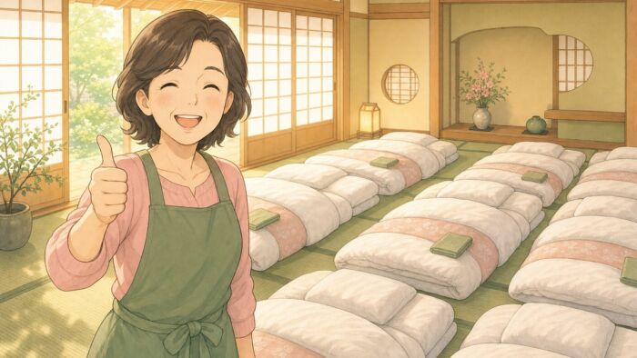 まとめ:合宿の布団は「電話1本でまとめて」が早い - 丸よし