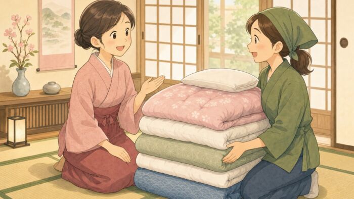 旅館・宿泊施設の追加布団は『丸よし』にご相談ください！ - 丸よし