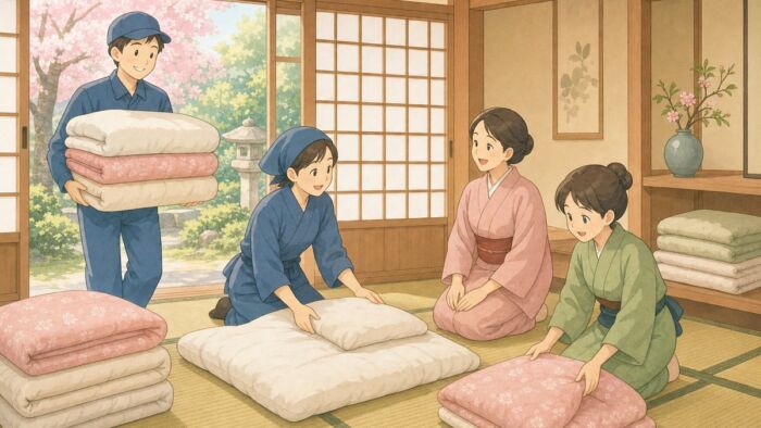 寝具レンタルなら、必要な時期に必要な数だけ準備しやすくなります - 丸よし