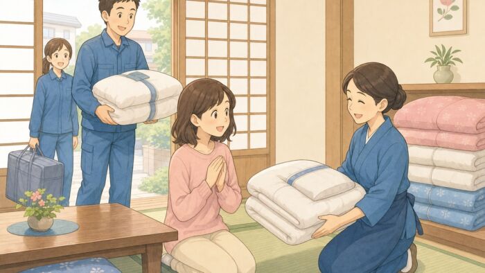 福岡でマンスリーマンションや空き部屋の寝具レンタルなら『丸よし』にご相談ください - 丸よし