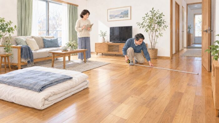 冬の来客用布団は、人数と一緒に敷く場所も確認しましょう - 丸よし